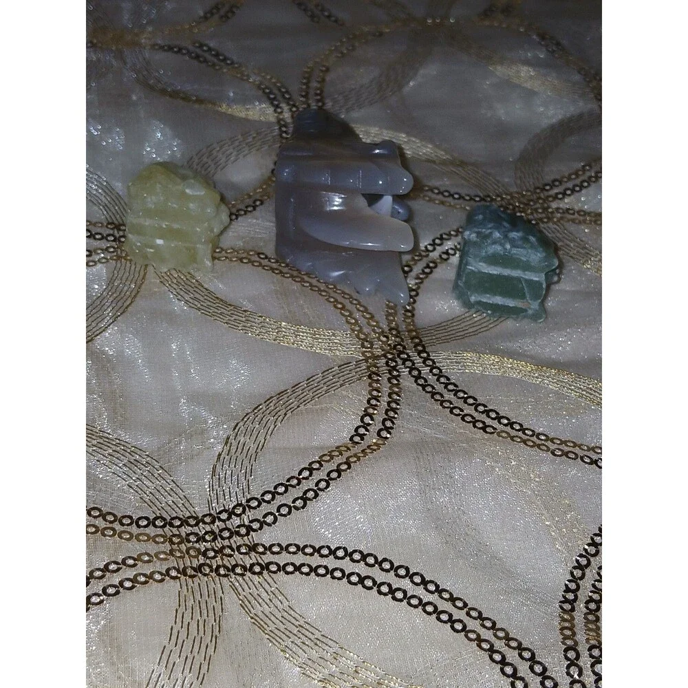 Crystal Dragon Carvings